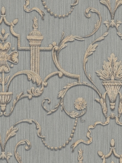 วอลเปเปอร์ วินเทจเนื้อหนา สีน้ำตาลทอง No.BLE-B30