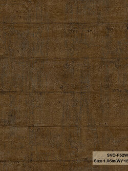 วอลเปเปอร์ลายคอนกรีต สีน้ำตาล SVO-F52W