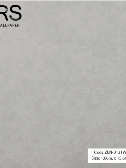 วอลเปเปอร์ลายปูนเปลือยผิวไม่หยาบมากโทนสีเทาอ่อน ZEN-B131W