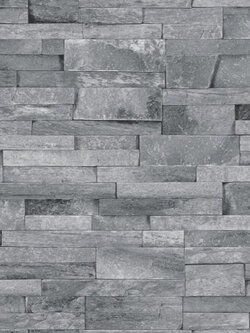 วอลเปเปอร์ลายอิฐหิน สีเทาฟ้า VC-D160W