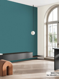 วอลเปเปอร์สีเขียวอมฟ้า BAS2-F74W