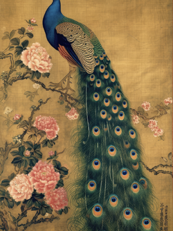 วอลเปเปอร์ภาพนกยูง (สั่งผลิต)