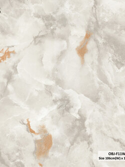 วอลเปเปอร์ลายหินอ่อน สีเทาปนสีทองแดง OBJ-F11W