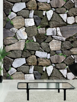 วอลเปเปอร์ ลายอิฐ หิน ไม้ NA-D33W