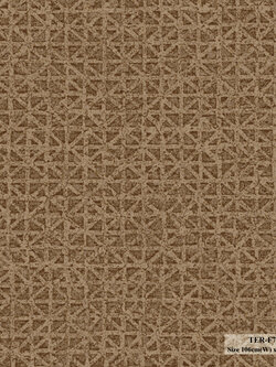 วอลเปเปอร์ลายสาน สีน้ำตาลทอง TER-F79W