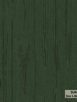 วอลเปเปอร์ลายผ้า สีเขียวเข้ม SUM-C01W