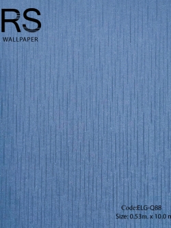 วอลเปเปอร์เทกเจอร์เส้นมีกลิตเตอร์สีน้ำเงิน ELG-Q88