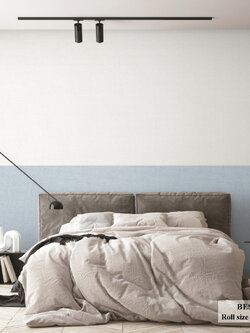 วอลเปเปอร์ พื้นสีฟ้าอ่อน ผสมกลิตเตอร์เงินBES7-B98W