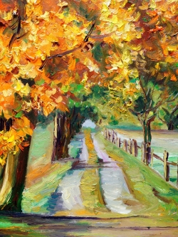 วอลเปเปอร์ ภาพสีน้ำมัน 003