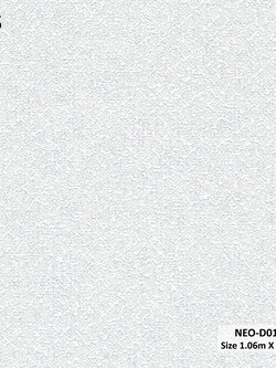 วอลเปเปอร์ พื้นสีเทาขาว NEO-D01W