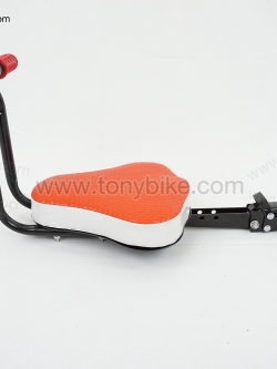 ที่นั่งเด็กแบบติดเฟรมด้านหน้า รุ่นประหยัด สีแดง