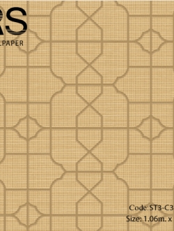 วอลเปเปอร์ลายฉลุโมเดิร์น ST3-C33W