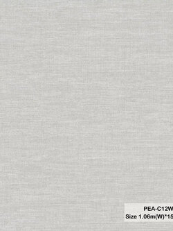 วอลเปเปอร์ลายผ้า สีเทาอ่อน PEA-C12W
