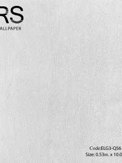 วอลเปเปอร์ลายปูนเปลือยโทนสีขาวควันบุหรี่ ELG3-Q56