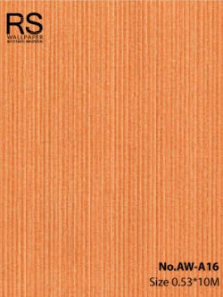วอลเปเปอร์สีส้ม เทกเจอร์เส้น No.AW-A16