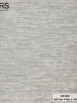 วอลเปเปอร์ สีเทาปนขาว ผสมกลิตเตอร์สีเงิน DI5-R02