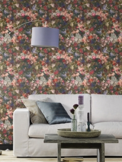 วอลเปเปอร์ ดอกไม้วินเทจ No.PASS-B34