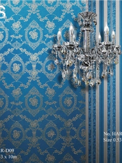 วอลเปเปอร์ลายหลุยส์ดอกไม้ HAR-D9