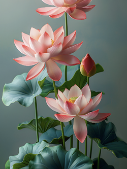 วอลเปเปอร์ภาพดอกบัว (สั่งผลิต)