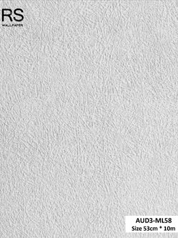 วอลเปเปอร์ สีขาวทอง AUD3-ML58