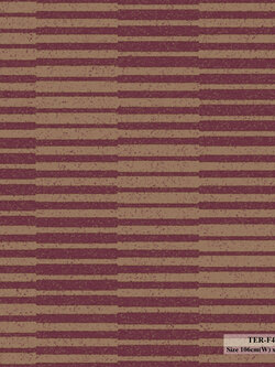 วอลเปเปอร์สไตล์โมเดิร์นกราฟฟิค สีแดงทอง TER-F40W