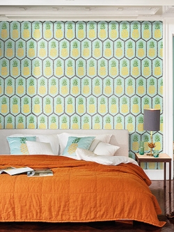 วอลเปเปอร์ ลายผลไม้ Pop Art Style No.BB6-B01