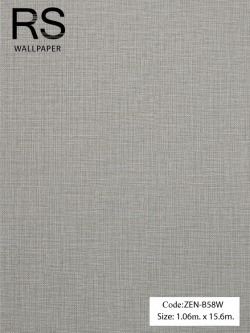 วอลเปเปอร์เทกเจอร์ผ้าสีเทาอมน้ำตาล ZEN-B58W