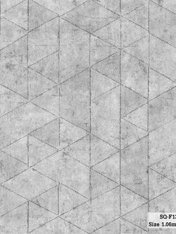 วอลเปเปอร์ลายปูนเปลือยสีเทาอ่อน SQ-F13W