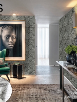 วอลเปเปอร์ลายหินอ่อนน้ำตาล เทา PPL-J45