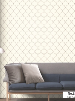 วอลเปเปอร์ ลายดอกไม้เล็ก พื้นสีขาว No.LUM-B34W