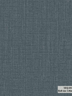 วอลเปเปอร์ลายผ้า สีน้ำเงินอมเทา SEQ-D14W