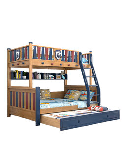 เตียง2 ชั้น รุ่น premier ขนาด 5 ฟุต (ไม่รวมสไลด์เดอร์และบันได)