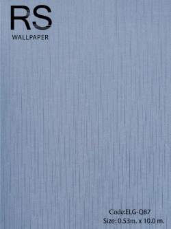 วอลเปเปอร์เทกเจอร์เส้นมีกลิตเตอร์สีน้ำเงินอมฟ้าอ่อน ELG-Q87