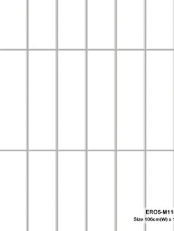 วอลเปเปอร์ลายกระเบื้อง สีขาว ERO5-M115W
