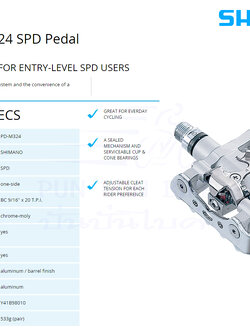 SALE!!! Shimano: PD-M324 บันไดคลีททัวริ่ง