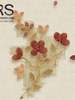 วอลเปเปอร์ ลายดอกไม้ CHM-D05W