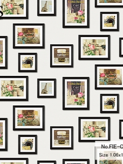วอลเปเปอร์ ลายกรอบรูป No.FIE-C29W