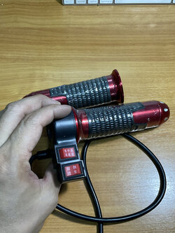 คันเร่งจักรยานไฟฟ้า สามล้อไฟฟ้า มีเกียร์ 3 สปีด มีปุ่ม ถอยหลัง