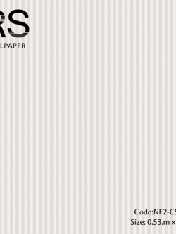 วอลเปเปอร์ลายทางเส้นสีชมพูเงาสลับโฟมสีขาว ช่องห่าง 0.7 ซม. NF2-C50