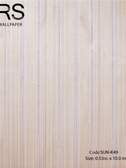 อลเปเปอร์ลายเส้นโทนสีครีมม่วง SUN-K49