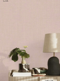 วอลเปเปอร์ลายผ้า สีพื้นน้ำตาลอมชมพู COW-C14W