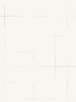 วอลเปเปอร์สไตล์โมเดิร์นลายเส้นสีเงิน พื้นสีขาว EDI-F85W