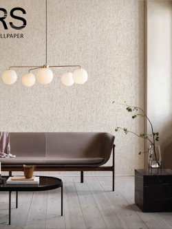 วอลเปเปอร์เทกเจอร์ผ้าพื้นสีน้ำตาลอมสีเทาอ่อน MUT-D38W