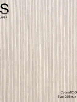 วอลเปเปอร์เทกเจอร์เส้นสีน้ำตาลแกมขาว MIC-D26