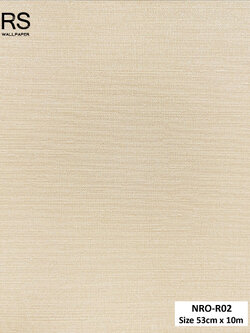 วอลเปเปอร์ สีน้ำตาลครีม มีกลิตเตอร์สีทอง NRO-R02