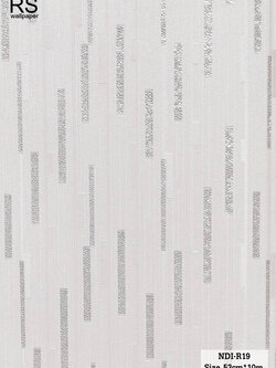 วอลเปเปอร์ สไตล์โมเดิร์น ลายมินิมอล สีขาว NDI-R19