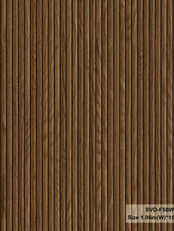วอลเปเปอร์ลายไม้ระแนงเล็ก เซาะร่อง SVO-F58W