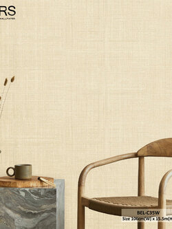 วอลเปเปอร์ สีครีม BEL-C35W