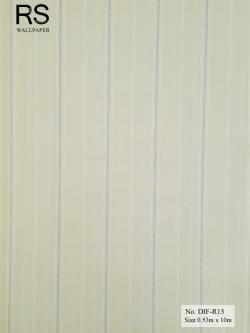 วอลเปเปอร์ ลายเส้นสีครีมเข้ม No.DIF-R15