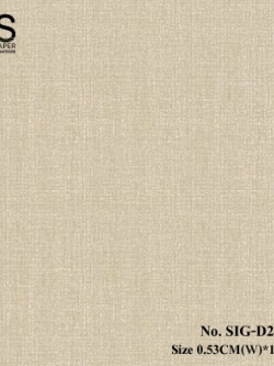 วอลเปเปอร์ สีครีมลายกระสอบ No.SIG-D28